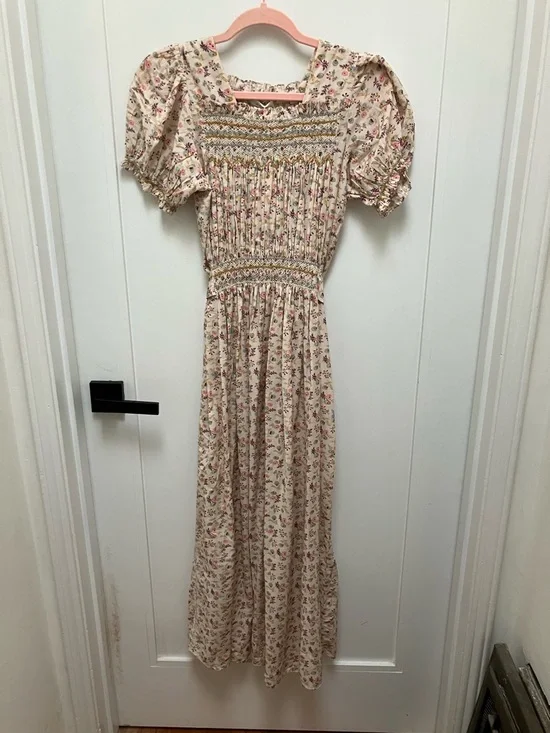 DÔEN Castalia Dress in Feathered Floral - Size Small - Picture 5 of 12